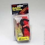 Keeper 85513 Ratcheting Tie Down, 13' x 1 x 400 lbs, with Vinyl Coated S-Hooks
