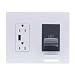 Pass & Seymour 4336784122 Legrand Radiant Wireless Charger Qi Certified, First in-Wall Wireless Phone Charging Solution for iPhone and Samsung, White