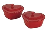 Review Cuisinart CCB49-2HR / Cuisinart Chef's Classic Ceramic Bakeware 9-Ounce Heart Ramekins with Cover, Set of 2