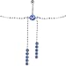 SWAROVSKI Solar Blue SUPER SEXY Jeweled Dangle BELLY CHAIN
