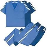 Navy So-So-Soft Scrub Set In A Bag by AE Group