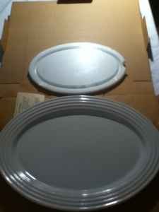 Pampered Chef New Traditions Oval Carving Platter