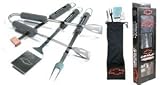Chevrolet Bowtie Logo 4 piece BBQ grill utensil tool set