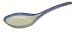Blue and white rice pattern serving spoon - 9"L, porcelain