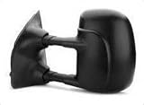 Get Crash Parts Fo1320196 Door Mirror, Power, Dual Arm, Telescopic Type, Textured, Driver's Side (Swings In One Direction)