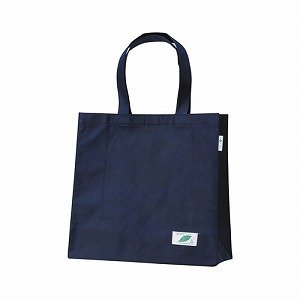ササガワ [タカ印] 手提 エコバッグ角型 紺 35-4222
