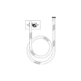 Buy Delta Faucet 28T911 28T, Hose and Hanger Bracket by DELTA FAUCET