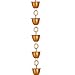 Monarch International Hammered Cup Rain Chain