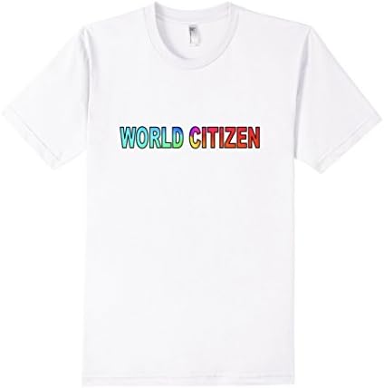 Men's World Citizen T Shirt Large White