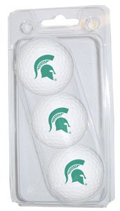 Michigan State Spartans Of) Ncaa 15 Golf Ball Pack