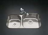 KOHLER K-3356-L-NA Undertone Extra-Large/Medium Undercounter Kitchen Sink