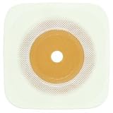 Esteem synergy Stomahesive Skin Barrier with Landing Zone flange with white flexible tape collar