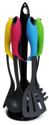 Love Your Kitchen Elevate Kitchen Utensil Set with Carousel (7 Piece Set)