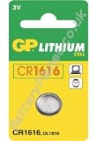 GP CR1616 Lithium Coin Cells (5 Pack)