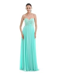 Sweetheart Chiffon Beaded Lace Floral Print Evening Dress/Homecoming Dress/Bridesmaid Dress/Prom Dress 