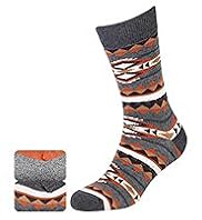2 Pairs of North Coast Cotton Rich Aztec Print Socks