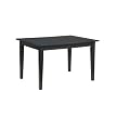 Arts and Crafts Dining Table with Leaf - Ebony