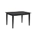 Arts and Crafts Dining Table with Leaf - Ebony