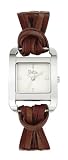 Delta - DL162 - Montre Femme - Quartz analogique - Bracelet en Cuir beige et marron