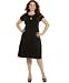 Apparel : Nine West Plus Size Short-Sleeve Dress with Keyhole