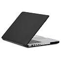 Speck Products MacBook Pro 17-Inch Aluminum Unibody/Black Keyboard See Through Satin Soft Touch Hard Shell Case (Black)