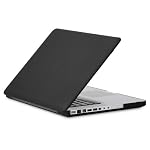 Speck Products MacBook Pro 17-Inch Aluminum Unibody/Black Keyboard See Through Satin Soft Touch Hard Shell Case (Black)