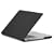 Speck Products MacBook Pro 17-Inch Aluminum Unibody/Black Keyboard See Through Satin Soft Touch Hard Shell Case (Black)