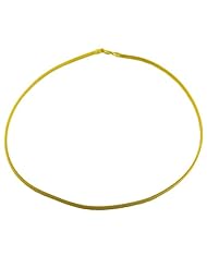 14 Karat Yellow Gold Mesh Necklace (18 inch)