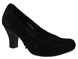 Born Rosette Black 6 Womens Shoes