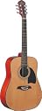 Washburn OG1C Oscar Schmidt 3/4 Size Acoustic Guitar - Transparent Red