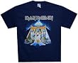 IRON MAIDEN - Powerslave 08 World Tour - Navy T-shirt