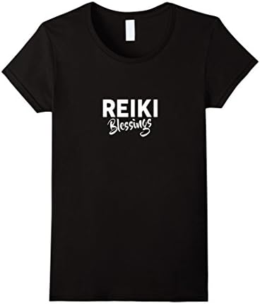 Women's Reiki Blessings T-Shirt XL Black