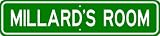 MILLARD ROOM SIGN - Personalized Gift Boy or Girl, Aluminum