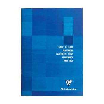 Clairefontaine - LOT DE 5 CAHIERQ DE BORD PIQUE, 148X210mm, 40 Pages. Clairefontaine - LOT DE 5 CAHIERQ DE BORD PIQUE, 148X210mm, 40 Pages.