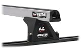 Westin Automotive Products 16-2031 HD Series Heavy Duty Truck And Van Utility Rack System, Steel Roof, 54 Inch Crossbar, 71 Inch Track, 2-Bar Rack Kit