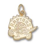 Toronto Raptors 3/8in 10k Logo Pendant/10kt yellow gold