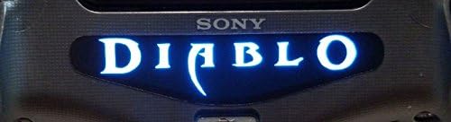 CoromaxTM PS4 Game Dualshock Controller Vinyl Stickers LED Light Bar Skin Covers Decals Film for Sony Playstation 4 - Diablo III Order of Evil Souls Logo [1pc]