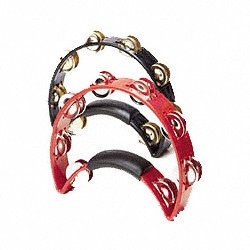 Rhythm Tech Ergonomic Tambourine, Black