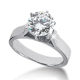 14K White Gold Round Cut Diamond Solitaire Engagement Ring (0.50ct.tw, HI Color, SI2 3 Clarity) 312BCBhqthL. SL160 14K White Gold Round Cut Diamond Solitaire Engagement Ring (0.50ct.tw, HI Color, SI2 3 Clarity)