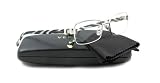 Versace Men's 1173 Silver Frame Stainless Steel Eyeglasses, 52mm