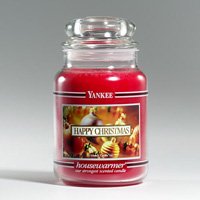 Yankee Candle Housewarmer 22oz Jar - Happy Christmas 