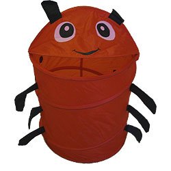 Red Ladybug Hamper Storage Bin - Pop Up Laundry Basket