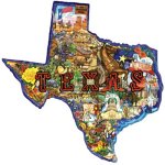 Sunsout Texas Pride Shaped 1000 Piece Jigsaw Puzzle