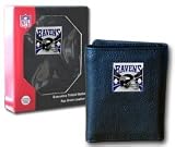 Baltimore Ravens NFL Trifold Wallet in a Window Box