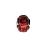 Eve's Addiction Red Glitter Glass Bead - Pandora Bead & Bracelet Compatible