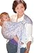 Lite-on-Shoulder Pouch/rings Hybrid Baby Sling(Spring Field)