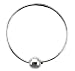 Sterling Silver Large Thin Belly Hoops, 1 1/16 Diameter