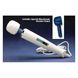 Hand Held Personal Massager - Hitachi Magic Wand Vibrating Massager with Wand Attachment