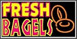 Fresh Bagels Lightbox Sign