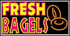 Fresh Bagels Lightbox Sign